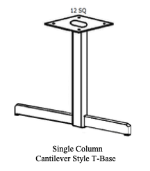 FCM-1900 T-BASE PEDESTAL BASE