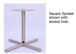 FCM-1600 SERIES PEDESTAL Single T BASE