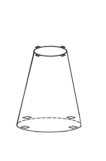 FCM-CT204 SERIES TAPERED ROUND CYLINDER BASE