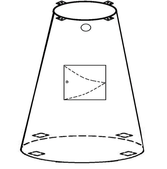 FCM-CT204 SERIES TAPERED ROUND CYLINDER BASE